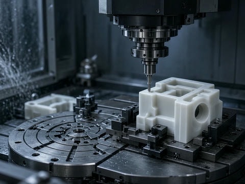 Precision 4-Axis CNC Machining for Custom Plastic Parts | Plasticpartsmfg