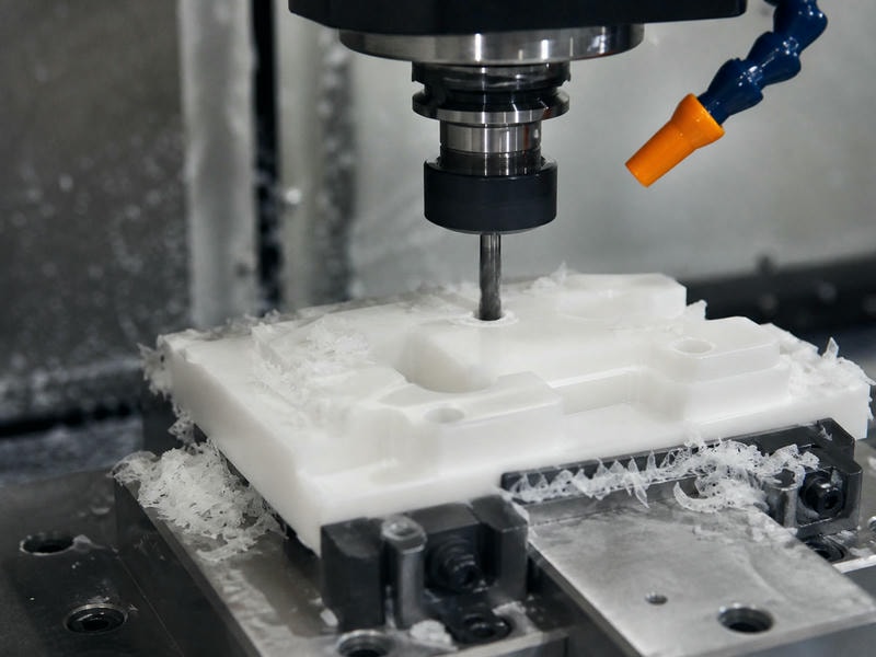 POM CNC Machining Workflow